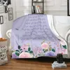 Blankets Give Grandma Blanket Four Seasons Premium Flannel Double Layer Super Soft Warm 50 40 Inch Birthday Gift Customizable