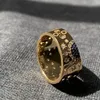 Cluster Rings Vintage Roman Fashion Sun And Moon Zirconia Shine Ring Exclusive Design Golden Index Finger Women Zk30 220921