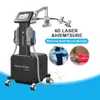 Lipolaser 6D de thérapie par la lumière rouge Amincissant la machine 2 en 1 HIEMT EMS Stimulation des muscles électromagnétiques Élimination des graisses Bâtiment Muscle Body Shaping Beauty Equipment