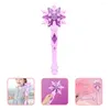 Juldekorationer WandSnowflake Uplight Fairy Party Costume Wands Magical Girls Födelsedagsuppsättningar Star Kids Girl Glowingsticks