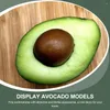 Decorazione per feste Avocado Mini artificiale per la casa Ornamento Giochi di finzione Forniture per simulazioneGiardino Fiera Giochi di ruolo per bambini Verdure Fai da te