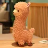 2022 Pchane zwierzęta Śliczne 33 cm alpaca pluszowa zabawka lalka alpakowa poduszka pluszowa zabawki lalki dla dzieci prezenty c39