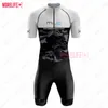 Jersey cycliste définit MLC Macaquinho Ciclismo Masculino Summer Men's Triathlon Jumps Suit à manches courtes Roupa de 220922