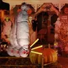 Abbigliamento per cani Halloween Appeso Teschio Fantasma All'aperto Haunted Hous Puntelli Disposizione dell'erba Forniture Ciondolo per feste Porta di casa Bar Decor 220921