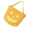 Opbergtassen 10 stks draagbare Halloween snoepemmer pure katoenen tas cartoon canvas vakantie cadeau partij decoratie