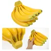 Decorazione per feste Giocattoli di frutta a banana Falso puntello artificiale Set educativo Gioca a finta cucina Modelli di verdure Decorazioni realistiche Banane finte