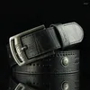 Riemen pu lederen riem luxe vintage metalen pin ont ontwerp merk riem man man voor jeans designer mannen hoge kwaliteit