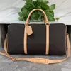 cor gradiente moda bolsa de viagem grande flor homens mulheres duffle bolsas de bagagem de couro carteiras esportivas de grande capacidade com impressão de letras