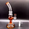 8.5 inch Colorful Glass Water Bong Hookahs Oil Dab Rigs Tube Shisha Smoking Pipes with Female 14mm Joint