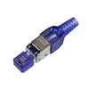 Cabos de computador CAT7 Gigabit 30U Contator blindado Cabeça a ouro Cabeça de cristal RJ45 Free Tool Ferrame