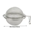 스테인레스 스틸 티 Infuser Sphere Mesh Tea Brewing Device Ball 스트레이너 Infuser Tea Filter Difpuser 스트레이너 주방 도구 RRB15642