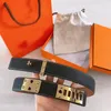 Belts Big Golden Buckle Copper Belt Women Real Cowhide Fashion Wide Cummerbunds Ladies Dress And Suits Accessory Luxury Gift