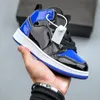 Jumpman 1 Basketball kids Shoes Boy Girl Shoes Game Royal Obsidian Chicago Bred Sneakers Mid Multi-Color Tie-Dye Baby Shoe Size 24-35