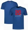 T-shirt de l'équipe F1 pour hommes, combinaison de course, sport décontracté, manches courtes, haut à séchage rapide