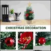 Décoration de fête 1 PC 30 cm arbre de Noël artificiel pin aiguille ornement décor livraison directe 2021 maison jardin fête festive Yydhhome Dhjxi