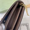 2022 nuevas mujeres bolsos de hombro bolso de diseñador para mujer letras billetera calle moda Crossbody bolsos de mano diseñadores cadena monedero Casual D229223F