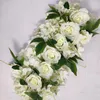 Décoration de fête artificielle Rose pivoine hortensia arc fleurs pour décor de mariage route cité porte arquée fleur rangée Arches