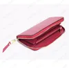 Classic Designer Wallet With Original Box Fashion Luxury Women Zipper Long Wallets Card Holder Clutch Bag Embossing Leather Lady Purse M60017