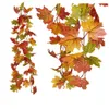 Herbstgirlande Maple Leaf 175 cm Hanges Rebe k￼nstliche Herbst Laub Girlande Halloween Thanksgiving Dekor f￼r Home Hochzeit Kamin
