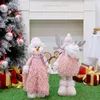 Christmas Decorations 60cm Christmas Elf Decoration Huge Size Standing Plush Xmas Home Decoration Navidad Year Gifts Kids Toys Room Ornaments 220921