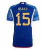 Japão 2022 camisas de futebol dos desenhos animados ISAGI ATOM TSUBASA MINAMINO ASANO DOAN KUBO ITO FEMININO KIDS KIT 2023 uniforme japonês especial 22 23 camisa de futebol fã jogador versão
