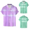 Men's Casual Shirts White T For Men Big And Tall Short Sleeve Spring Summer Printed Fashion Top Blouse
