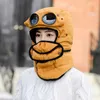 Oreillettes d'hiver épaissir chapeaux de cyclisme en plein air et écharpe masque lunettes coupe-vent résistant au froid pour femmes homme enfants chapeau de Ski chaud coupe-vent Trooper Cap M4200