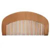9cm Natural Peach Wood Comb Portable Hair Brushes Close Teeth Anti-static Head Massage Beard Hair Tool