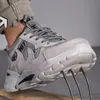 Botlar İş Güvenliği Ayakkabıları Erkekler Çelik Burunlu Delinmez Antismash Kadın Spor Sıcak Yıkılmaz Aşınma Hafif Esneklik 220921
