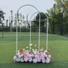 Party Decoration 1 Set 3st Wedding Arches Iron Pipe N-Shaped Flower Stands Metal Props Bakgrund Artificiella dekorationer Arch Bac