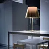 Lámparas de mesa, lámpara de cristal moderna, luces nórdicas creativas para el hogar, sala de estar, dormitorio, decoración de escritorio, iluminación TA201