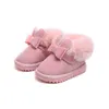 Bot kış kar kızları peluş ayak bileği prenses boot sıcak bebek pamuk ayakkabıları çocuk çocuklar s d835 220921