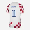 2024 Croatias Modric Soccer Jerseys National Team Mandzukic Perisic Kalinic Croazia Football Shirt Kovacic Rakitic Kramaric Men Kid Kit Uniforms