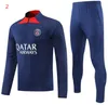 Mens Kids Football Trainspakken Trainingspak Jersey Sets 2022 2023 PSGS MEN MEN VOEDER Tracksuit Set Jogging Jogging Kit Survetement Foot Chandal Futbol Tuta