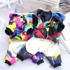 Abbigliamento per cani Inverno Pet Puppy Dog Clothes Moda Camo Stampato Cappotto per cani di piccola taglia Giacca di cotone caldo Abiti per animali Tuta da sci per cani Gatti9745478