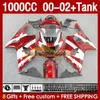 OEM Lavings Tank для Suzuki GSXR-1000 GSX R1000 GSXR 1000 CC 00-02 Body 155no.25