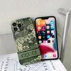 Green Forest Luxury Designer Classic Letter Fashion Brand Shock Proof Phones Cases Case For Iphone 15Promax 15Pro 15 14Pro 14Promax 13 13 Pro Max 12Pro 12 11