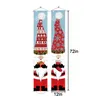 Juldekorationer Merry Hanging Banner Porch Sign With Pattern Santa Claus Tree Snow Cap Gift For Home Yard Indoor Outdoor Bdebag Amao7