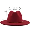 Berets Classic British Fedora Hat Women Мужчины зимняя золотая пряжка шерстяная шерстя