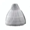 Petticoats Womens 2 Layers Mesh 3 Hoops White Wedding Gridal Gown Dress Petticoat Elastic Waistband DrawString A-Line Underskirt Crinoline