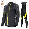 Wielertruisets Ralvpha Winter Warm Fleece Set Mountian Racing Ropa Ciclismo Koudbestendig 220922