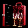 Verres à vin émaillés verre européen ensemble Premium ménage créatif sans plomb cristal carafe gobelet cadeau de mariage