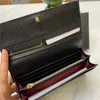 Leisure Metal Triangle Designer Plånböcker unisex korthållare myntpåsar äkta läder lång handväska med låda