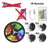 Strips RGB LED Strip Light 2835 Flexible 10M 15M 20M 12V Tape Set With Wifi / Bluetooth Music Controller