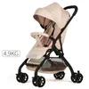 Hondenauto-stoelbedekkingen Baby Stroller Ultra-Light draagbare draagbare vliegtuig Paraplu Vouwen kan zitten en liegen PET-accessoires