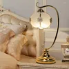 Table Lamps European Creative Mediterranean Stained Acrylic Lamp Living Room Bedroom Restaurant Bar El Bedside Light