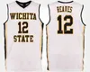 Sj NCAA College ita State Shockers Basketball Jersey 2 Jamarius Burton 3 Ricky Torres 4 Samajae Haynes-Sj nes 5 Rod Brown Custom Stitched