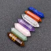 Perlen sieben Chakra Heilstein für DIY Halskette Juwel Hand machen Accessoires hexagonale Prismen natürliche Kristallbehandlung Perle