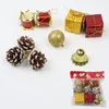 Украшение вечеринки мини -табличка рождественская елка маленькая подвеска Jingle Bell for Decorations Year Desk ornament