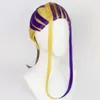 Party Levering Anime Tokyo Revengers Senju Cosplay Waka Golden Purple Hoogtepunten Haar oorbellen Hittebestendige pruik